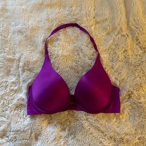VS fuchsia halter bra!
